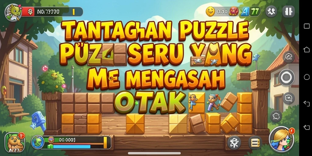 Gameplay menarik AN777 dengan tantangan Puzzle yang seru.