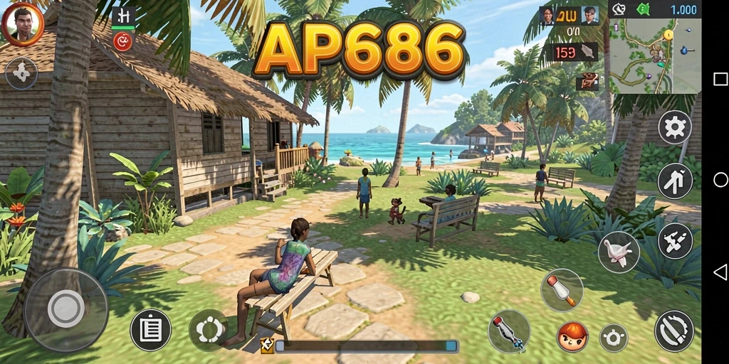 Tampilan gameplay seru dan menantang di AP686.