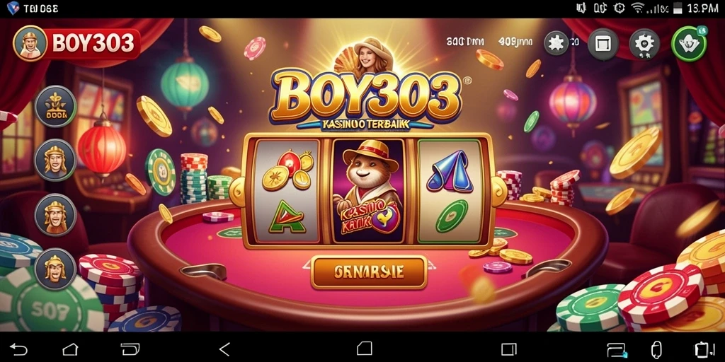 Tampilan gameplay menarik dari BOY303 dengan atmosfer kasino yang nyata.