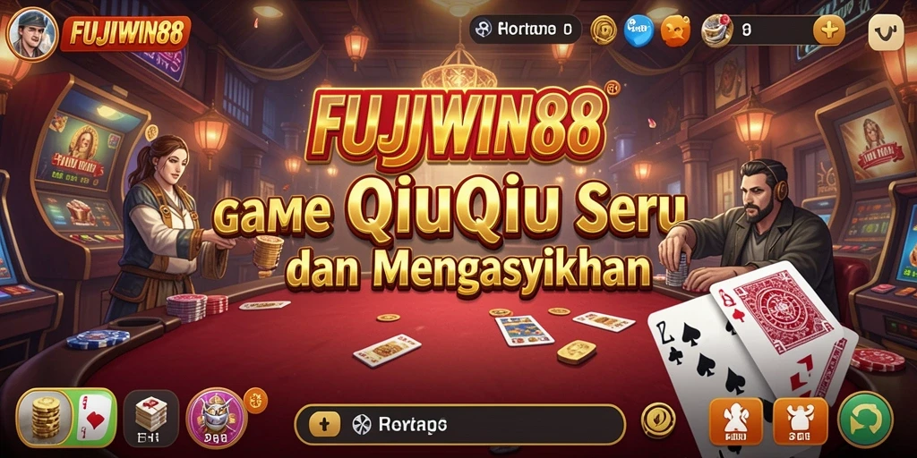 Tampilan screenshot gameplay QiuQiu yang seru dari FUJIWIN88.