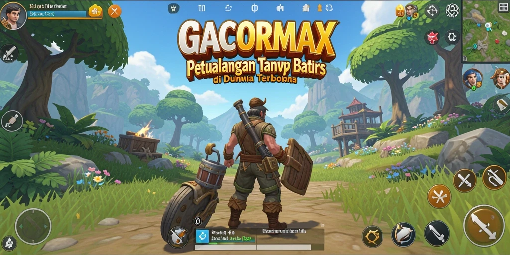 Gameplay menarik GACORMAX di dunia terbuka yang luas.