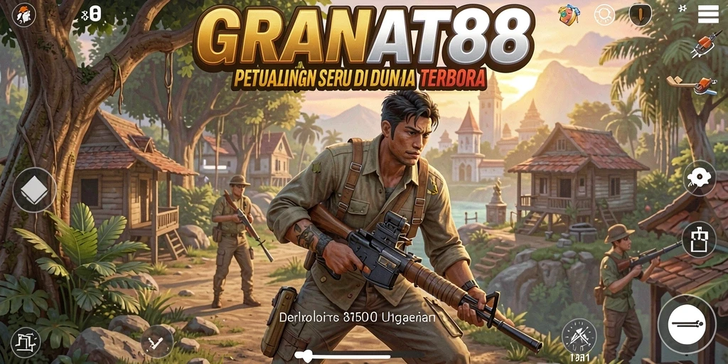 Tampilan gameplay seru di dunia Open World GRANAT88.