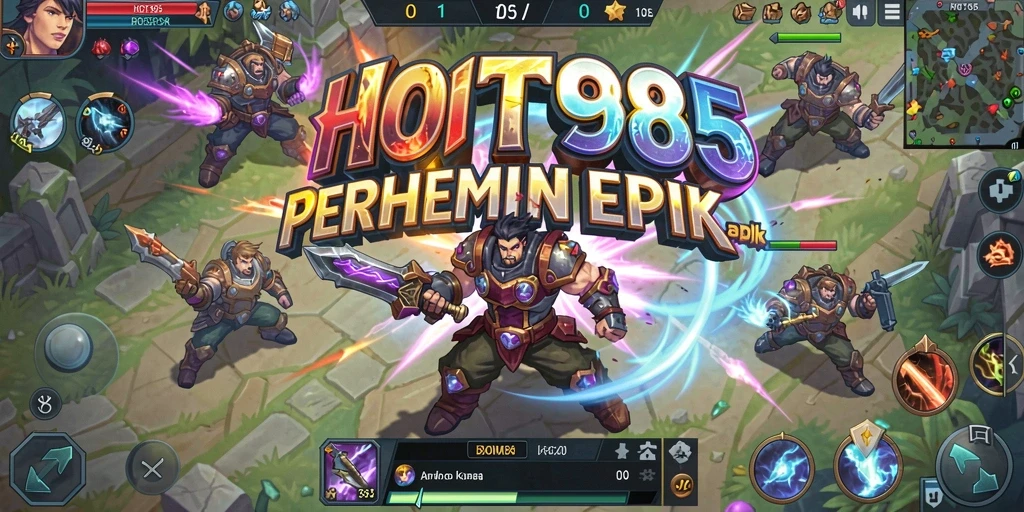 Tampilan gameplay seru dan strategi dalam HOT985.