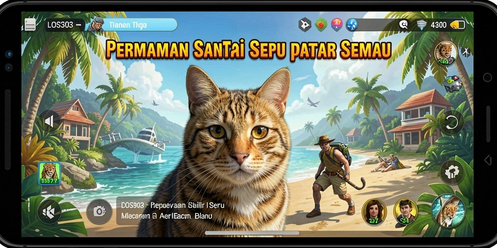 Screenshot utama menunjukkan gameplay seru dan mengasyikkan dari LOS303.