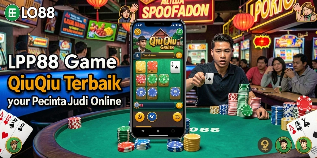 Screenshot LPO88 menampilkan gameplay QiuQiu yang mendebarkan.