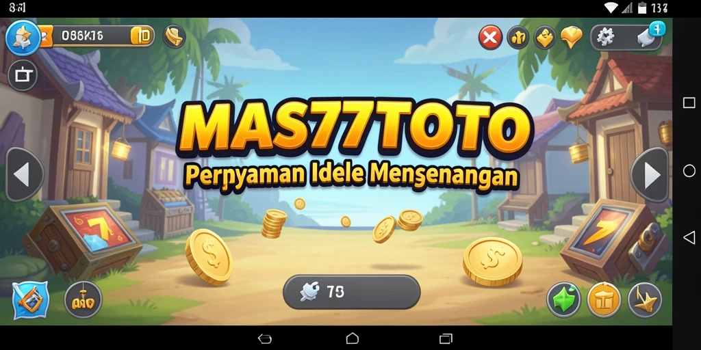 Tampilan gameplay <strong>MAS77TOTO</strong> yang menarik dalam mode Idle.