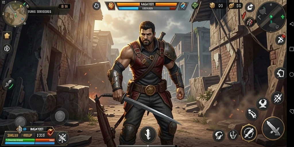 Tampilan gameplay seru di NAGA1001 dengan interaksi karakter.