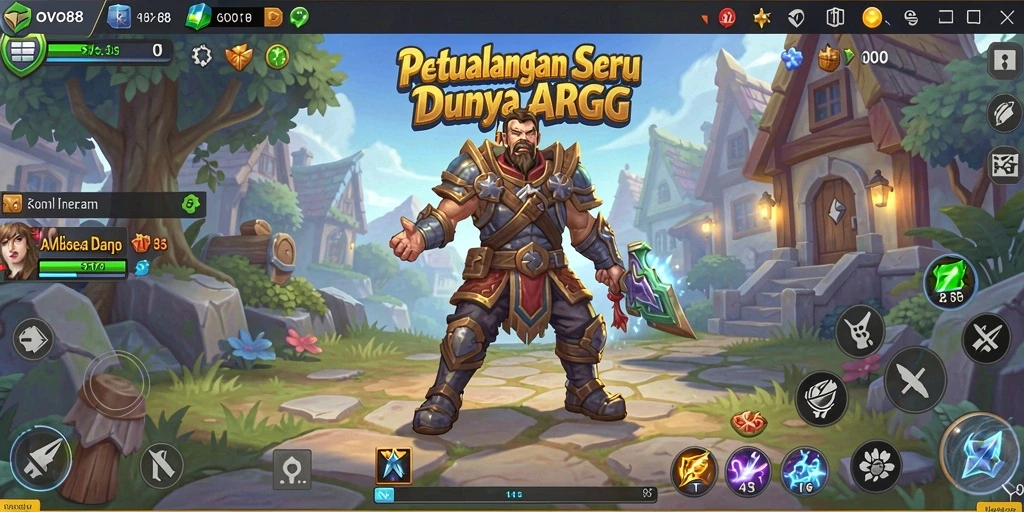 Screenshot OVO88 menampilkan aksi seru dalam petualangan ARPG.
