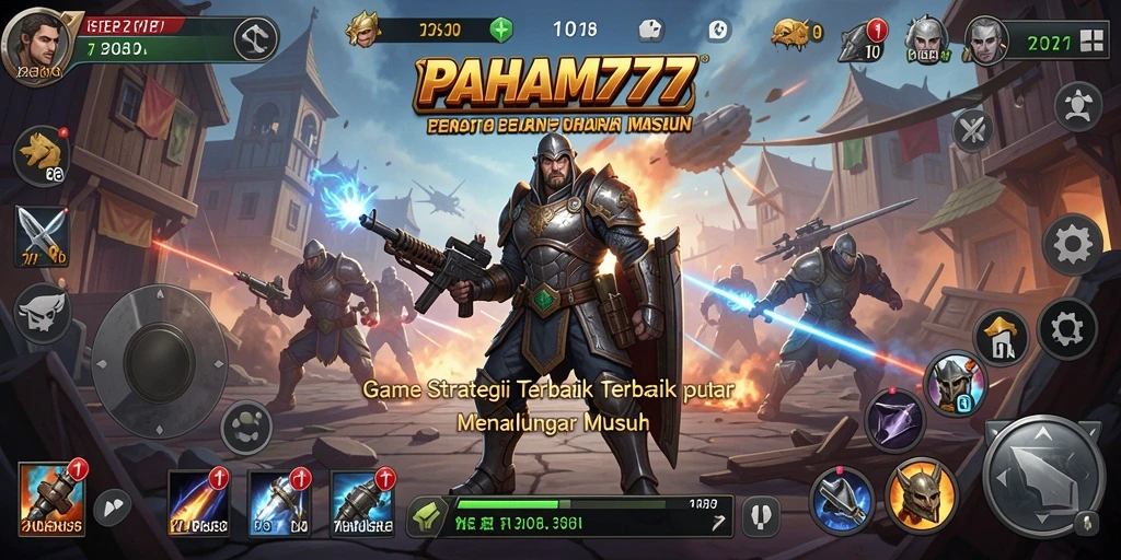 Tampilan gameplay PAHAM777 yang penuh aksi strategi.
