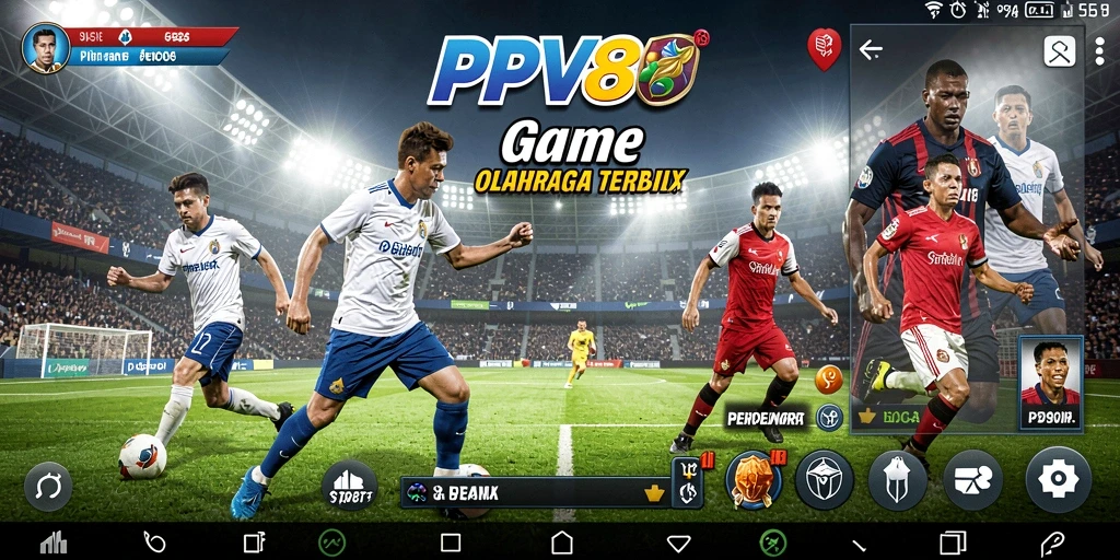 Gambaran gameplay PPV88 dengan aksi olahraga seru.