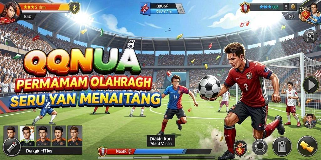 Tampilan gameplay dinamis dan interaktif dari QQNUSA yang mendebarkan.