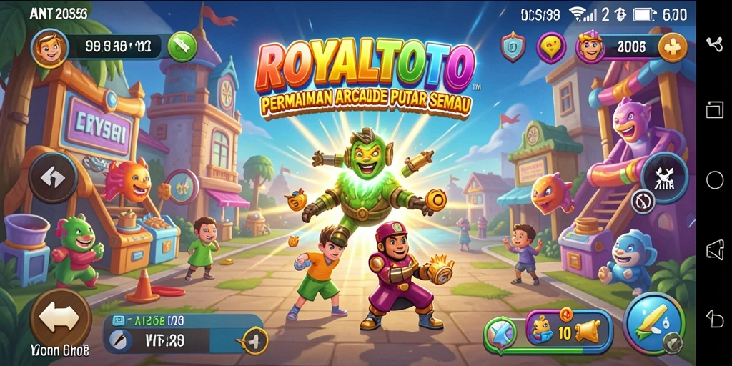 Tampilan gameplay seru di ROYALTOTO dengan berbagai tantangan menarik.