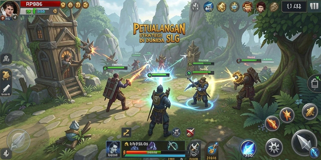 Menampilkan gameplay strategis yang mendebarkan.