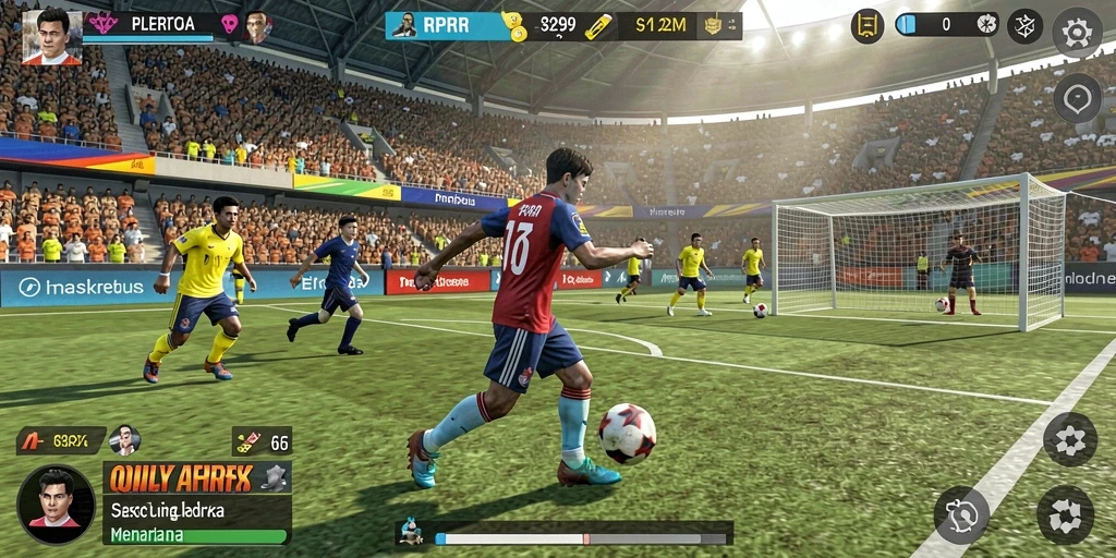 Tangkapan layar dari gameplay RPRR yang mendebarkan.