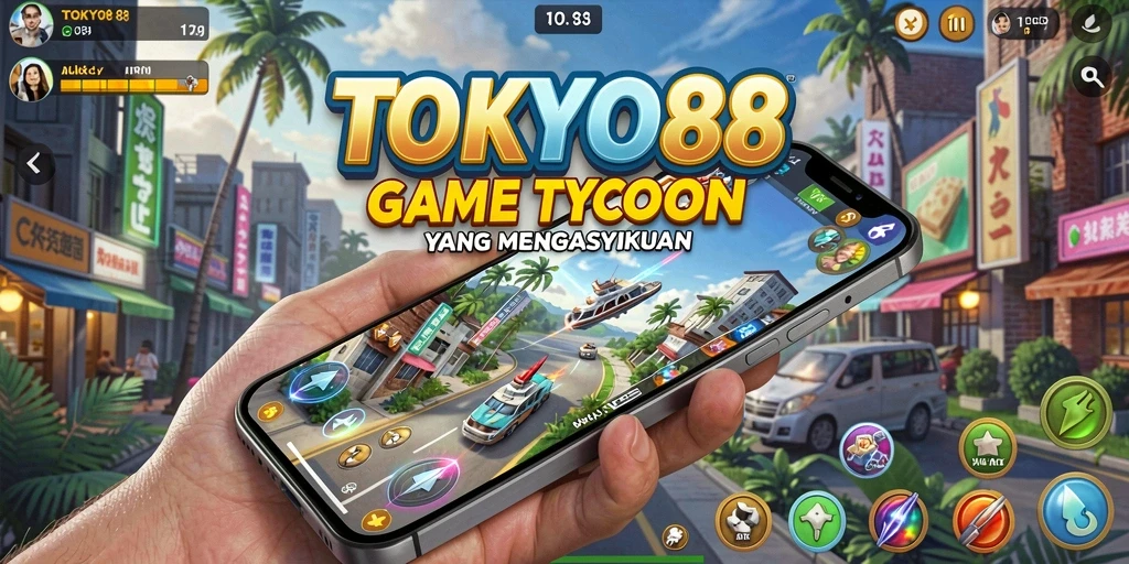 Menampilkan gameplay menarik dari TOKYO88 dengan desain kota Tokyo yang menawan.