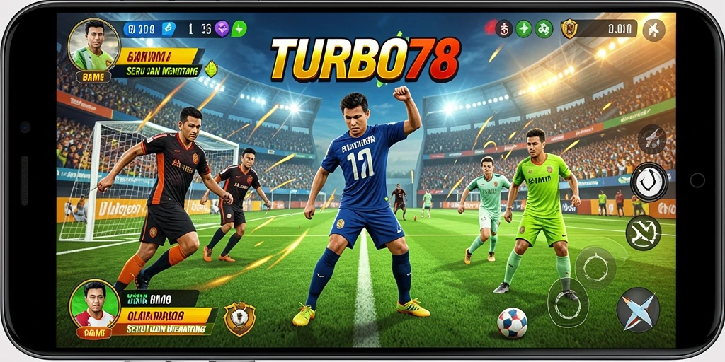 Tampilan gameplay TURBO78 yang mendebarkan dalam aksi olahraga.